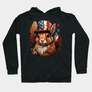 Patriotic Squirrel Hoodie